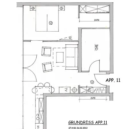 公寓 Apartmenthaus Hafenspitze Ap 11 - 